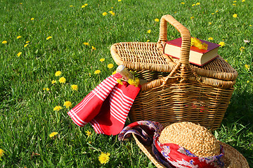 Image showing Picnic basket