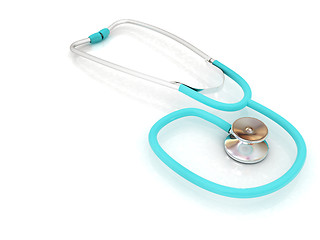 Image showing stethoscope. 3d illustration