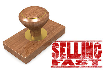 Image showing Selling fast quallity wooded seal stamp