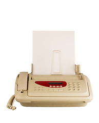 Image showing technology isolated fax