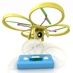 Image showing Drone with remote controller