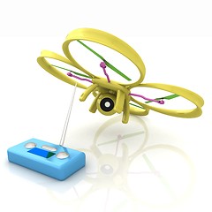 Image showing Drone with remote controller