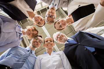 Image showing business people in circle at office