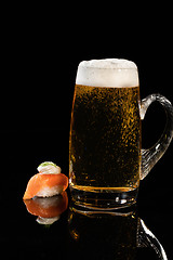 Image showing Japanese Sushi On A Table