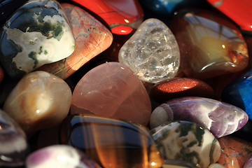 Image showing natural color gems background 