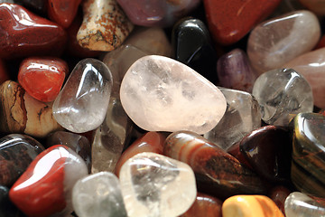 Image showing natural color gems background 