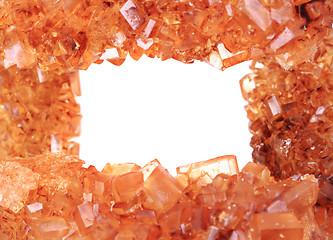 Image showing brown sugar crystals background