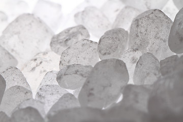 Image showing white sugar crystal texture