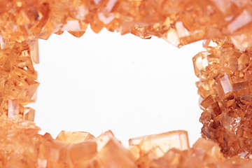 Image showing brown sugar crystals background