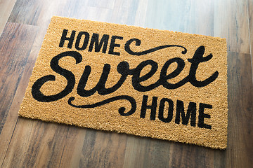 Image showing Home Sweet Home Welcome Mat On Floor