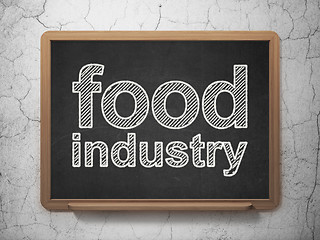 Image showing Industry concept: Food Industry on chalkboard background