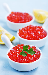 Image showing salmon caviar