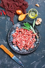 Image showing minced meat