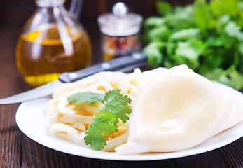 Image showing Boiled calamari squid