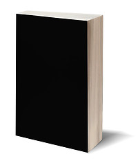 Image showing Blank black book w/path