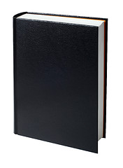 Image showing blank black book
