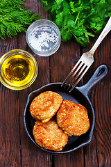 Image showing cutlets