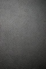 Image showing Black leather macro