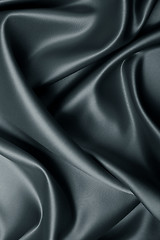 Image showing Black satin