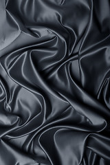 Image showing Black satin