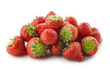 Image showing heap of strawberries