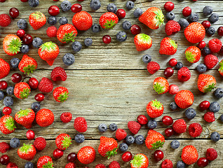 Image showing various fresh berries