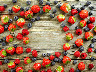 Image showing various fresh berries