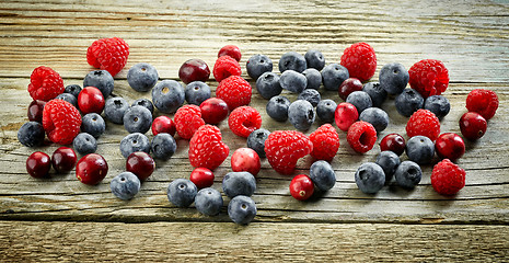 Image showing various fresh berries