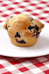 Image showing Blueberry muffin