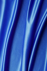 Image showing Blue satin