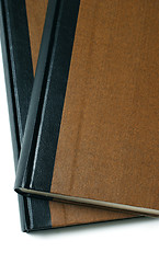 Image showing Close-up of beautifully bound books