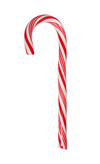 Image showing Big candy cane isolated with path