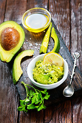 Image showing avocado sauce