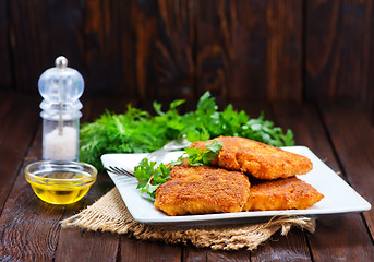 Image showing fried fish