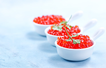 Image showing salmon caviar