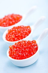 Image showing salmon caviar