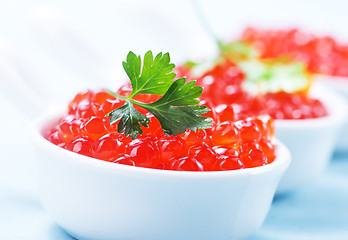 Image showing salmon caviar