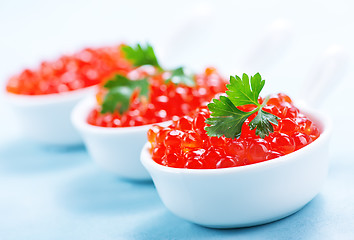 Image showing salmon caviar