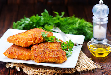 Image showing fried fish