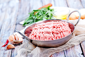 Image showing minced meat