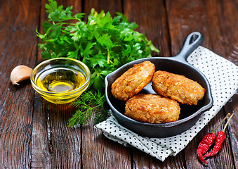 Image showing cutlets