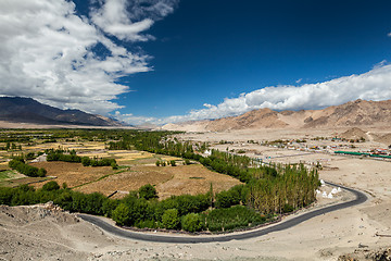 Image showing Indus valley, Ladakh, India