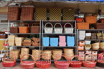 Image showing Rattan Basket Trays Shop