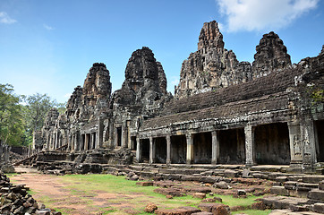 Image showing Bayon Temple At Angkor Wat, Cambodia