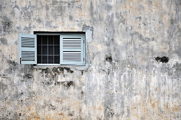 Image showing Vintage window on a old building