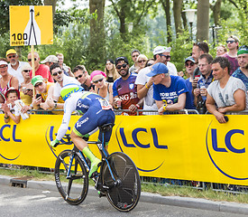 Image showing The Cyclist Michael Albasini - Tour de France 2015