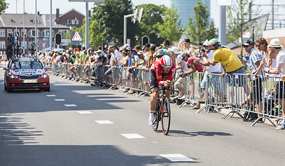 Image showing The Cyclist Adam Hansen - Tour de France 2015