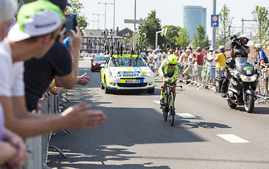 Image showing The Cyclist Michael Rogers - Tour de France 2015