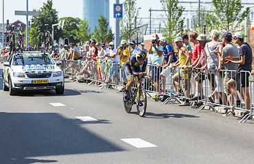 Image showing The Cyclist Jacques Janse van Rensburg  - Tour de France 2015