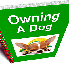 Image showing Owning A Dog Book Shows Canine Care Advice